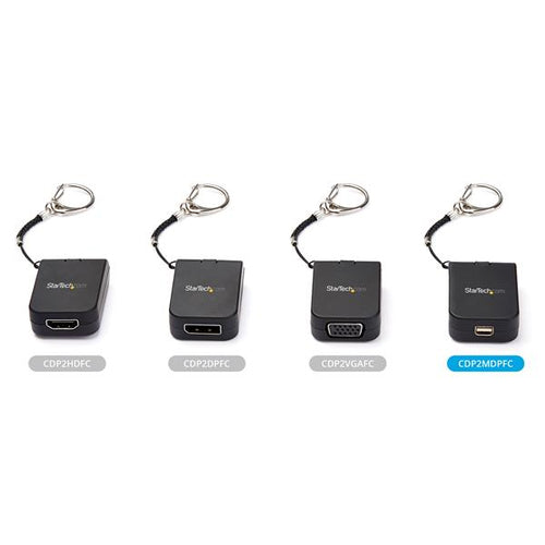 StarTech.com CDP2MDPFC - Keychain Adapter - USB C to mDP - 4K 60