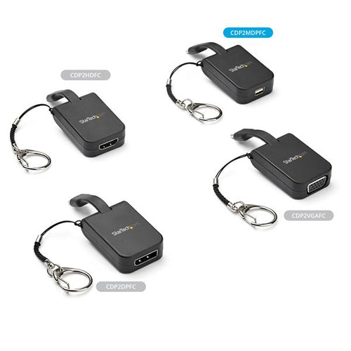 StarTech.com CDP2MDPFC - Keychain Adapter - USB C to mDP - 4K 60
