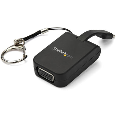 StarTech.com CDP2VGAFC - Keychain Adapter - USB C to VGA - 1080p