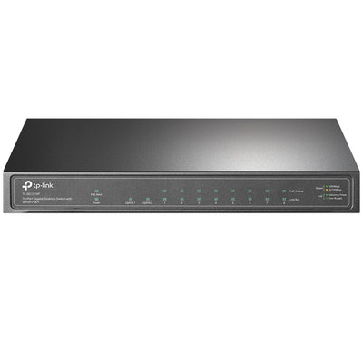 TP-Link TL-SG1210P - TP LINK 10-Port Gigabit Desktop Switch with 8-Port PoE+