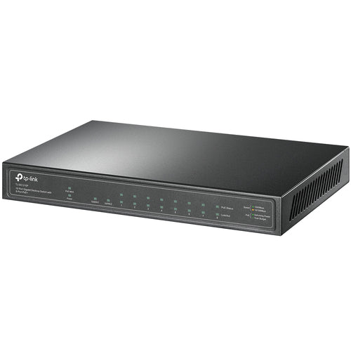 TP-Link TL-SG1210P - TP LINK 10-Port Gigabit Desktop Switch with 8-Port PoE+