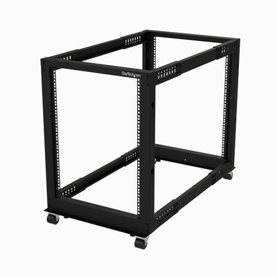 StarTech.com 4POSTRACK15U - 15U 19in Open Frame Server Rack 22-40in