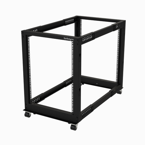 StarTech.com 4POSTRACK15U - 15U 19in Open Frame Server Rack 22-40in