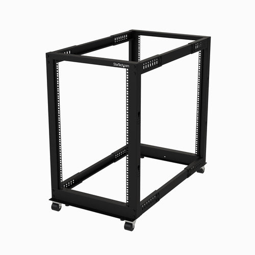 StarTech.com 4POSTRACK18U - Rack - 18U Open Frame - 22-40 in. Depth