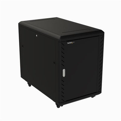 StarTech.com RK1536BKF - 15U 19in Mobile IT Server Rack Cabinet