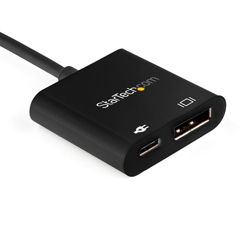 StarTech.com CDP2DP14UCPB - Adapter - USB C to DisplayPort - 60W PD