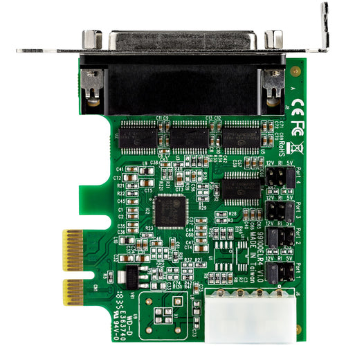 StarTech.com PEX4S953LP - PCI-E LP - RS232 Card - Asix AX99100