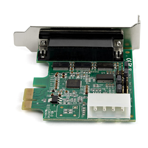 StarTech.com PEX4S953LP - PCI-E LP - RS232 Card - Asix AX99100