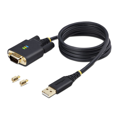 STARTECH.COM 3FT/1M USB TO SERIAL ADAPTER CABLE, COM RETENTION, FTDI, RS232 2 YR