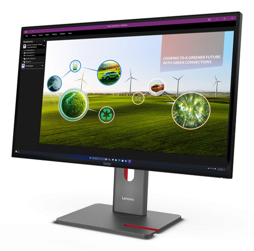 Lenovo 64A7GAR6AU - P27Q-40 27IN QHD (HDMI+DP+USB-C) 3YR