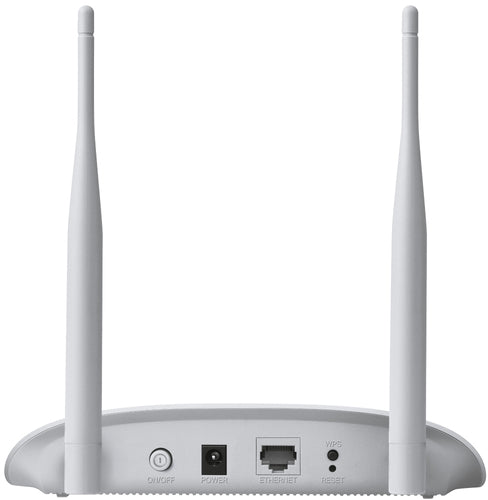 TL-WA801N - TP-Link N300 Wi-Fi Access Point,  300Mbps at 2.4GHz, 802.11b/g/n,  1 10/100M Port, Passive PoE Supported, AP/Client/Bridge/Repeater, Multi-SSID, 2 fixed antennas