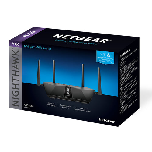 RAX50-100APS - NETGEAR Nighthawk AX5400 AX6 6-Stream W