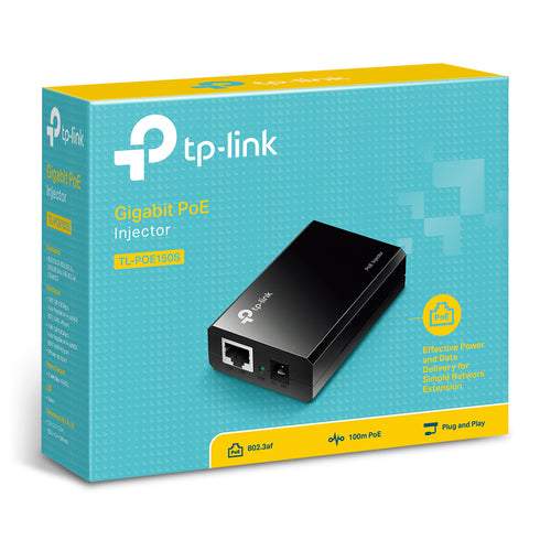 TL-POE150S - TP-Link Single port PoE Supplier Adapter (Injector), IEEE 802.3af compliant, up to 100m
