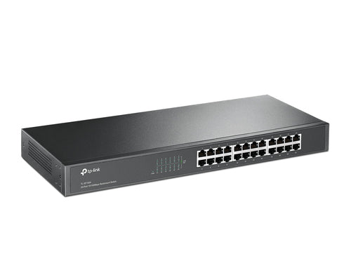 TL-SF1024 - TP-Link 24 Port 10/100M Switch, Metal 19" Rackmountable (Brackets Included)