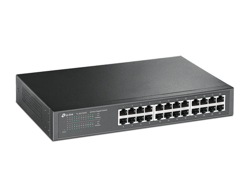 TL-SG1024D - TP-Link 24 Port Gigabit Desktop/Rackmount Switch 13-inch Steel Case (Brackets Included)