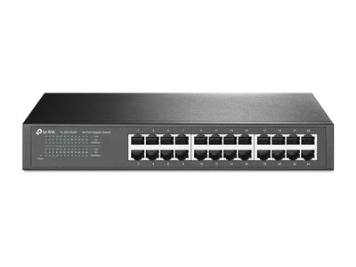 TL-SG1024D - TP-Link 24 Port Gigabit Desktop/Rackmount Switch 13-inch Steel Case (Brackets Included)