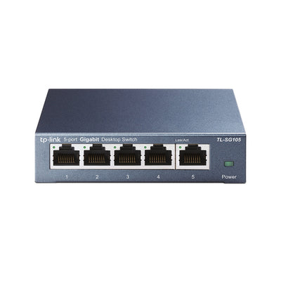 TL-SG105 - TP-Link TL-SG105 Steel housing 5-Port 10/100/1000Mbps Desktop Switch