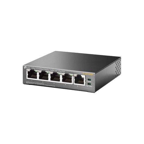 TL-SF1005P - TP-Link TL-SF1005P 5-Port 10/100Mbps Desktop Switch With 4-Port PoE