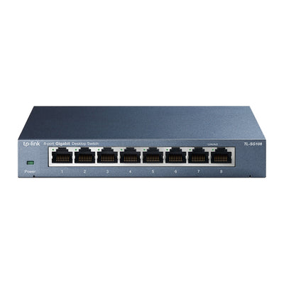 TL-SG108 - TP-Link SG108 8 Port Gigabit Switch Steel Case