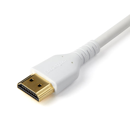 StarTech.com RHDMM1MPW - Cable - White High Speed HDMI Cable 1m