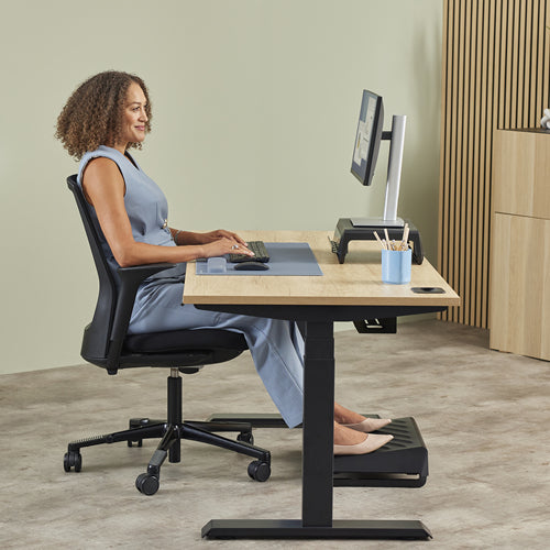 100142567 - Fellowes Breyta Palm Wrist Rest Marine