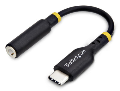 USBCAUDIO2 - STARTECH.COM USB-C AUDIO ADAPTER TO 3.5MM TRRS JACK, HEADPHONE AUX DONGLE, 2 YR