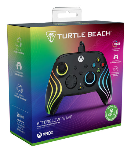 TBC-2002-05 - TURTLE BEACH AFTERGLOW WAVE WIRED CONTROLLER - BLACK XBX