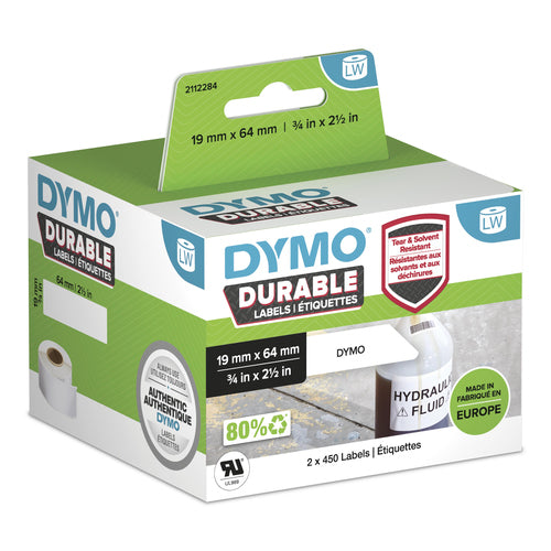 Dymo 2112284 - DY LW Dur MP Label 19x64mm NP
