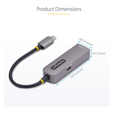 2GPD3-USB-C-ETHERNET - STARTECH.COM 2.5GBE USB-C TO ETHERNET ADAPTER, 2 YR