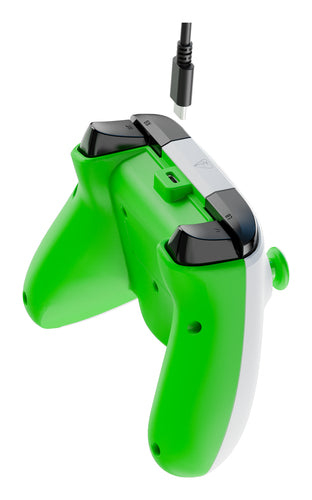 TBC-2002-55 - TURTLE BEACH REMATCH CORE WIRED CONTROLLER - WHITE/GREEN XBX