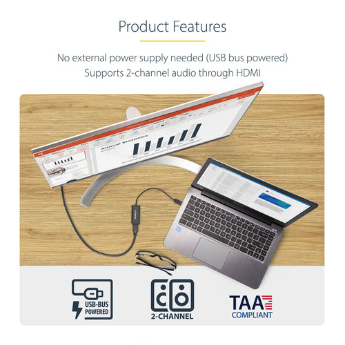 StarTech.com USB32HDES - USB 3.0 to HDMI Multi Monitor Adapter