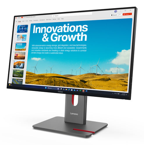 LENOVO P24QD-40 23.8" QHD 2560X1440 (16:9), WLED, DP+HDMI+USBC, DP OUT, RJ45, PD 96W, 3Y
