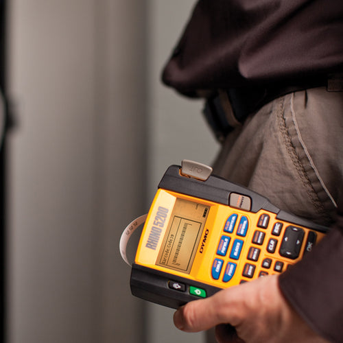 18489 - Dymo Rhino Ny Lbl 19mm Blk/Wht