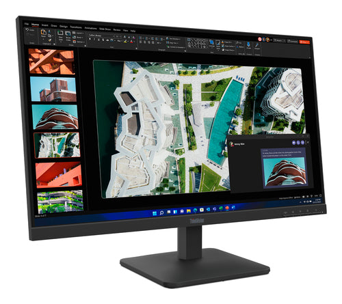 LENOVO S27-4E 27" FHD (16:9), 1920x1080, VGA+HDMI, TILT STAND, CABLES, 3YR