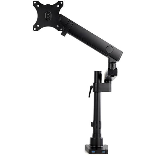STARTECH.COM DESK MOUNT MONITOR ARM W/ USB - POLE MOUNT FULL MOTION - 8KG 2 YR