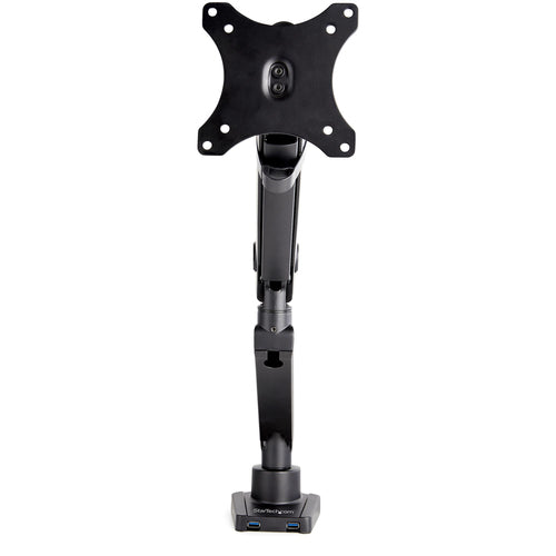 STARTECH.COM SINGLE DESK MOUNT MONITOR ARM - 2 BUILT-IN USB 3.0 PORTS, 2 YR
