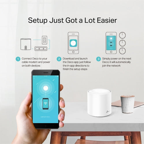 TP-Link DECO X20(2-PACK) - AX1800 Whole Home Mesh Wi-Fi 6 System