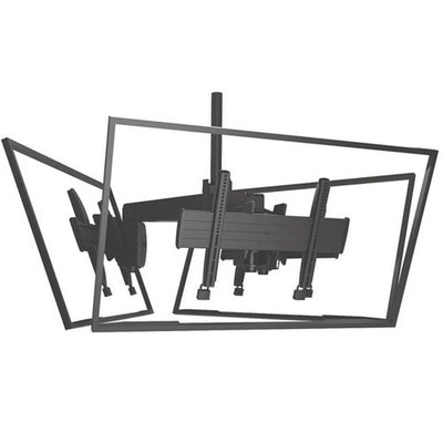 Chief LCM3U Large Triple Ceiling Mount, Black