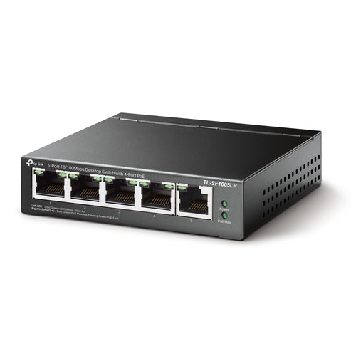 TL-SF1005LP - TP-Link TL-SF1005LP 5-Port 10/100Mbps Desktop Switch With 4-Port PoE