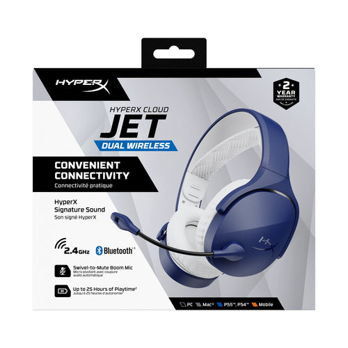 HP AM7A0AA - HYPERX CLOUD JET - WIRELESS GAMING HEADSET (BLUE)