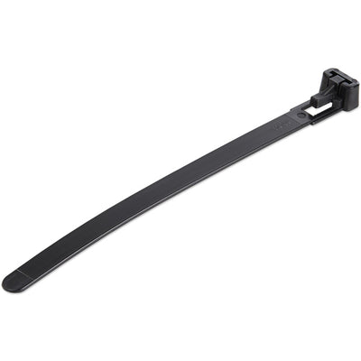CBMZTRB5BK - STARTECH.COM 100 PACK OF 12.5CM RESEALABLE ZIP TIES - BLACK, 2 YR