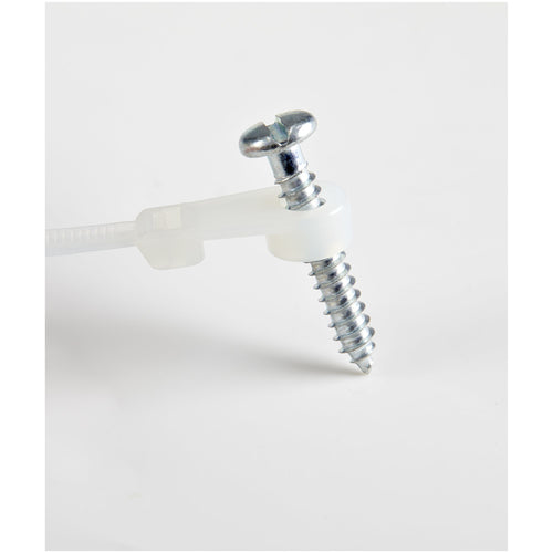 StarTech.com CBMZTS10N6 - 15cm Cable Ties w/ Mounting Hole 100 Pk