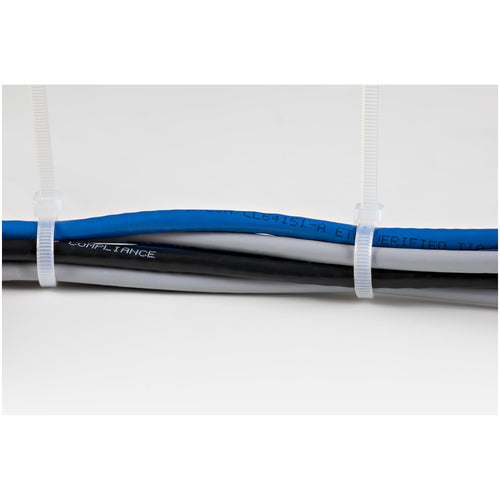 StarTech.com CBMZT8N - 20cm Cable Zip Ties UL Listed 100 Pack