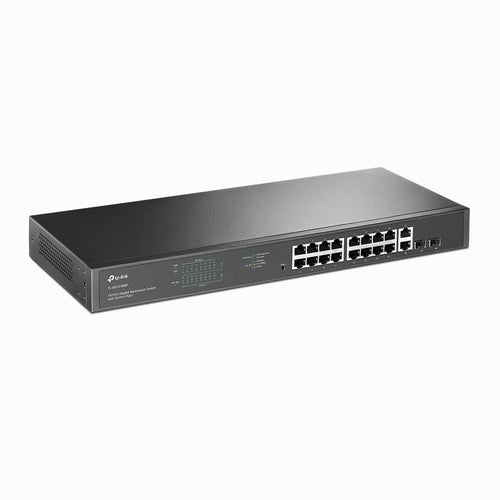 TP-Link TL-SG1218MP - TP LINK 18-Port Gigabit Rackmount  Switch with 16-Port PoE+