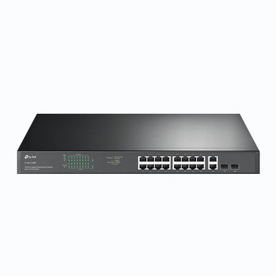 TP-Link TL-SG1218MP - TP LINK 18-Port Gigabit Rackmount  Switch with 16-Port PoE+