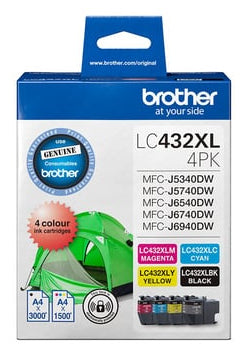 Brother LC432XL4PKS - LC432XL4PKS INK CARTRIDGE