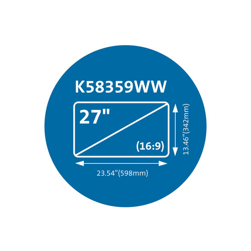 K58359WW - KENSINGTON MAGPRO MAGNETIC PRIVACY SCREEN FOR 27" (16:9) MONITOR 2Y