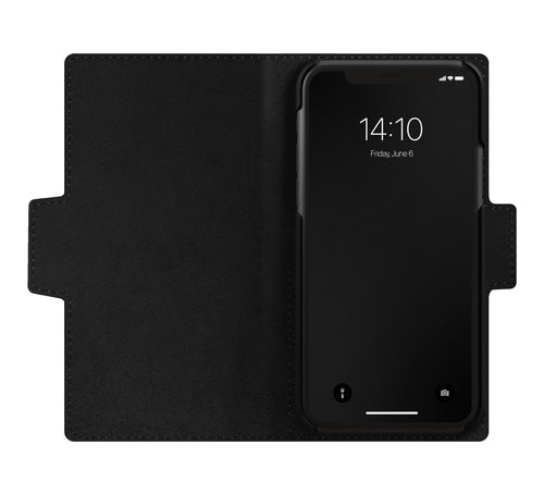 IDAW-I2167-236 - Ideal of Sweden iPh 13 Pro Max Atelier Wallet Neo Noir Croco