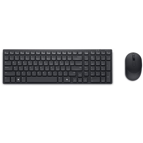 DELL SILENT KEYBOARD AND MOUSE US ENGLISH - KM555 -RETAIL PKG -3YR ADV EXC SERV-SNP