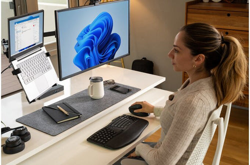 K75491US - KENSINGTON PRO FIT ERGONOMIC EQ TKL RECHARGEABLE WIRELESS KEYBORD, USB/BLUETOOTH, 3Y